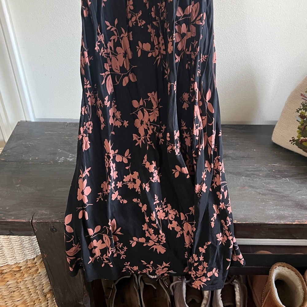 a new day Black Maxi Dress with Blush Floral Print - Picture 5 of 14